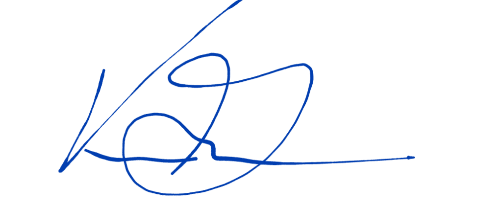 Kevin Garner's signature